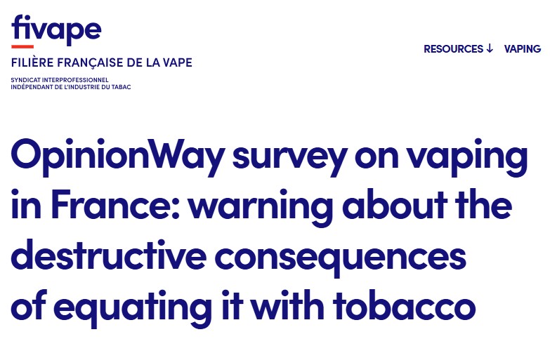📊 New French survey sends a clear warning to policymakers 🇫🇷

A nationwide survey by <a href="/FIVAPE/">FIVAPE</a>  (3,500+ respondents) shows:

• ~3 million people in France quit smoking with e-cigarettes • Nearly 1 in 4 vapers would return to smoking if flavours are banned, online sales