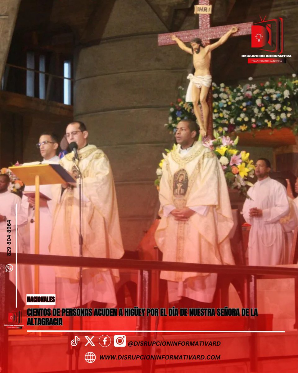 DisrrupcionRd's tweet photo. República Dominicana celebra a la patrona espiritual del pueblo dominicano con cientos de feligreses .¡Conoce mas aquí! 👇 https://t.co/SQVoWF2IQI https://t.co/9GYsiKTGKY