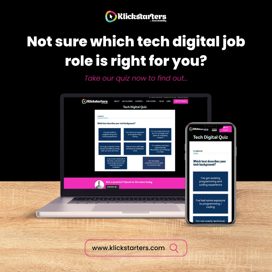 Take our FREE quiz today to find out what tech digital role suits you best!

🔗ow.ly/481M50Y0Mgp