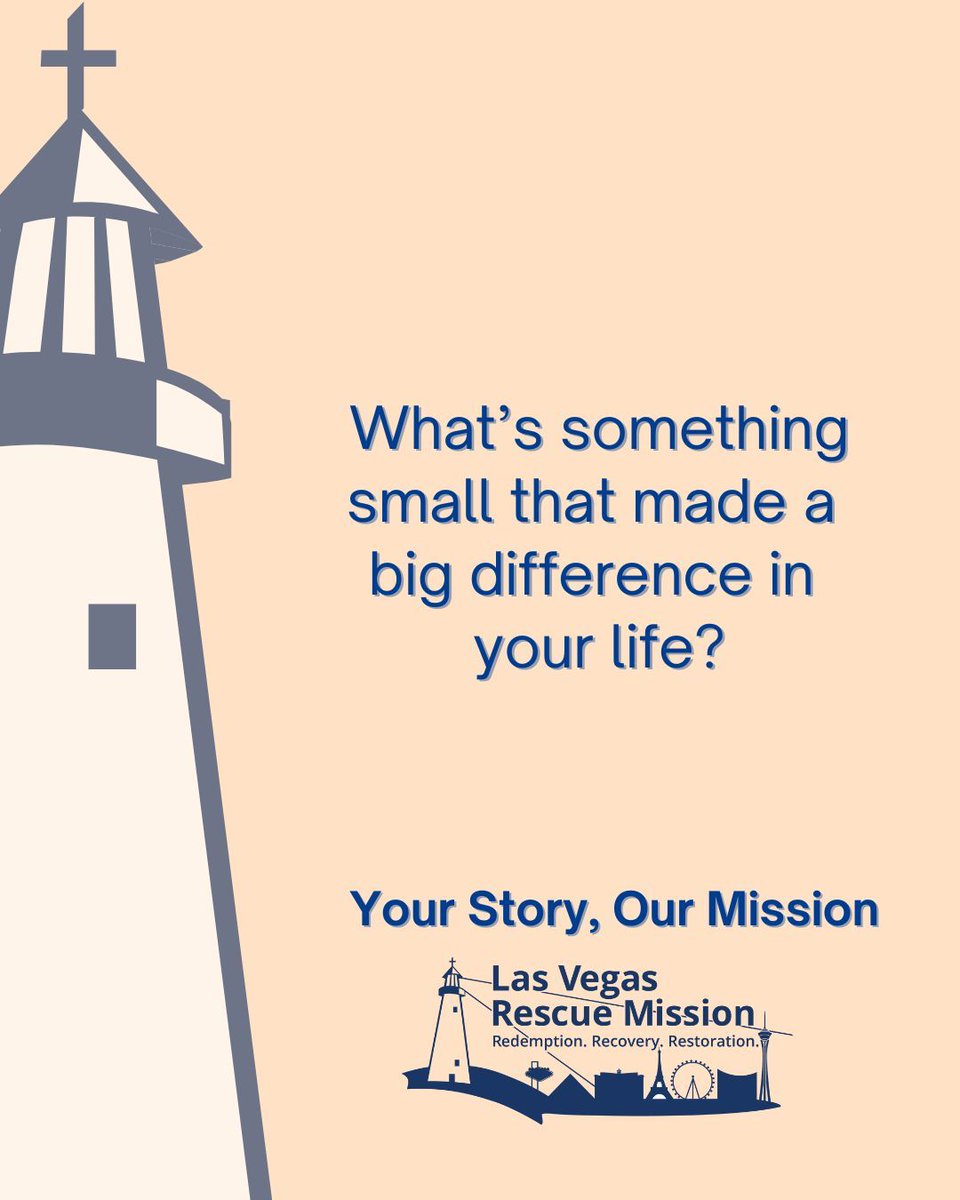 Your Story, Our Mission 

What’s something small that made a big difference in your life? 

Need emergency shelter? Visit our website!
buff.ly/w2WbB09
