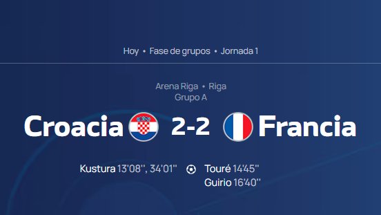 Buen partido inaugural en la #FutsalEURO Croacia se sobrepuso a la remontada francesa, en un partido con muchas faltas. Buen arbitraje de los españoles Cordero Gallardo y Martínez Flores.
#FutsalEuro