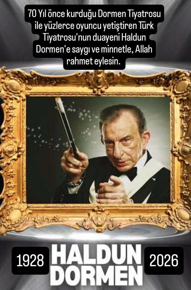 Saygı ve minnetle.. 
#HaldunDormen