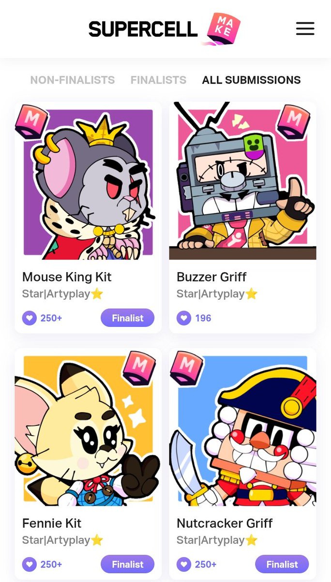 3/4
Buzzer Griff really needs you help
 make.supercell.com/en/creation/bu…

#BrawlStars #brawlstarsfanart #BrawlStarsArt #SupercellMAKE