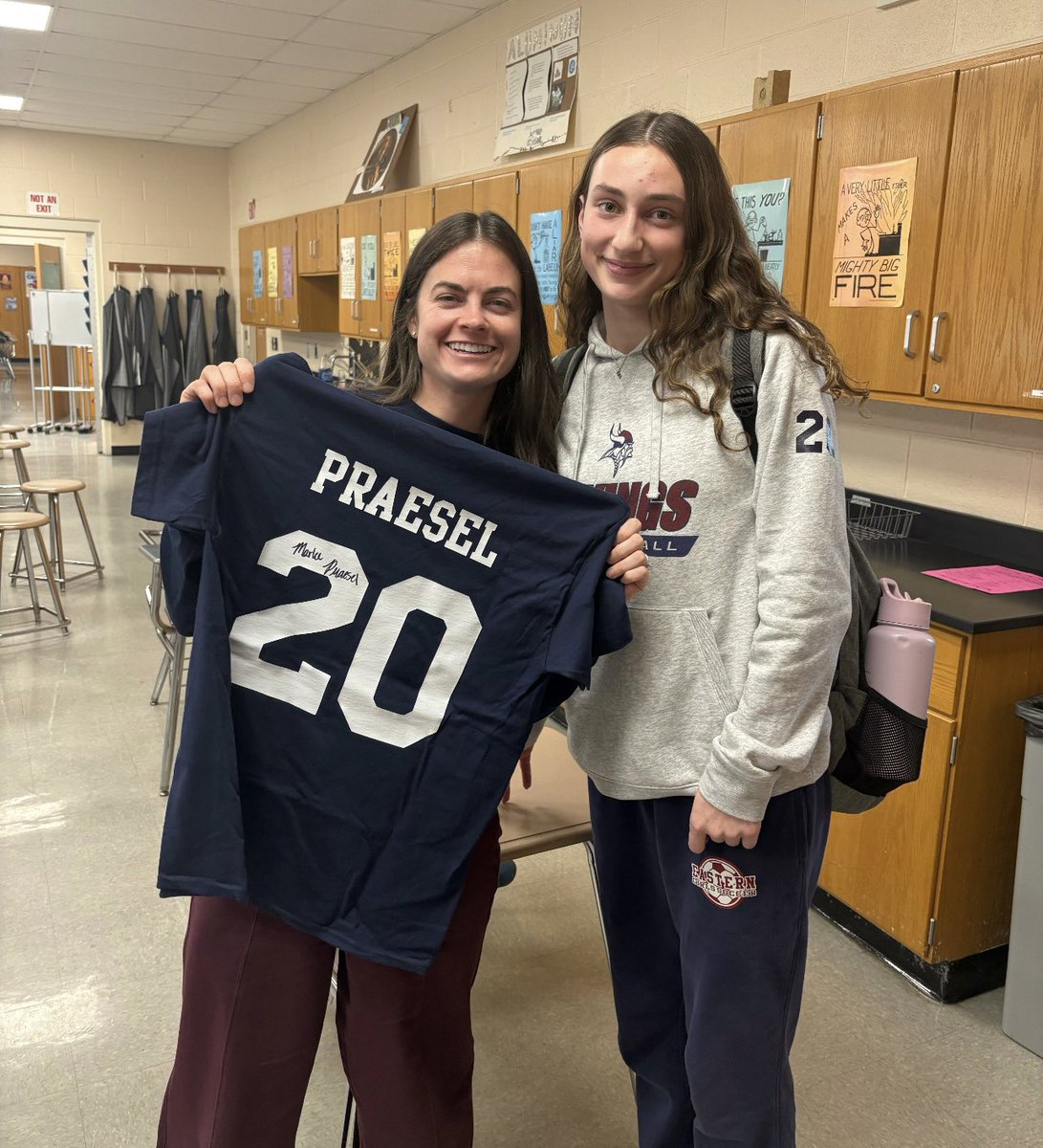 ECCRSDGirlsBB's tweet photo. EGBB want to invite all our wonderful teachers to our game tomorrow for teacher appreciation game. Each girl selected one who has made an impact on them. thank you for everything you do for our student athletes.
#rowasone @easternviking https://t.co/Lh6yhPNcQn