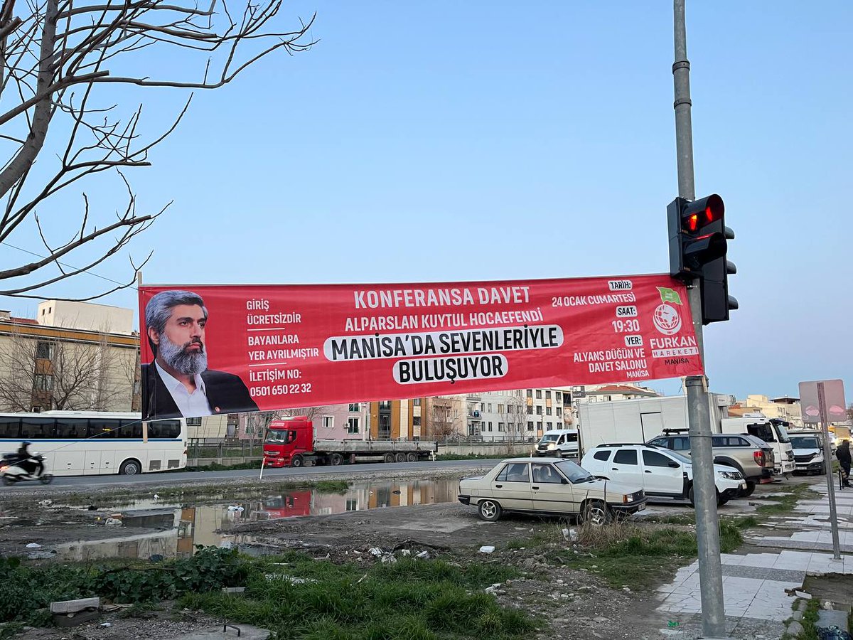 Manisa'da Konferans Heyecanı!

Alparslan Kuytul Hocaefendi'nin 24 Ocak Cumartesi günü gerçekleştireceği "Kulluk ve Teslimiyet" konulu konferansın duyuru çalışmaları Manisa sokak ve caddelerinde devam ediyor.

Manisaveİzmir Konferansları
#FurkanKonferansları