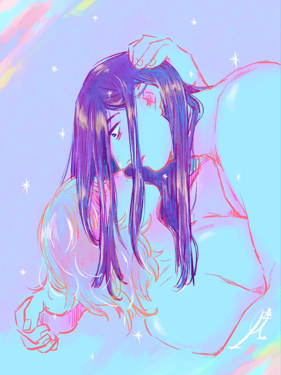 オクバデ🌃夜ぞらのような髪カーテン🌌