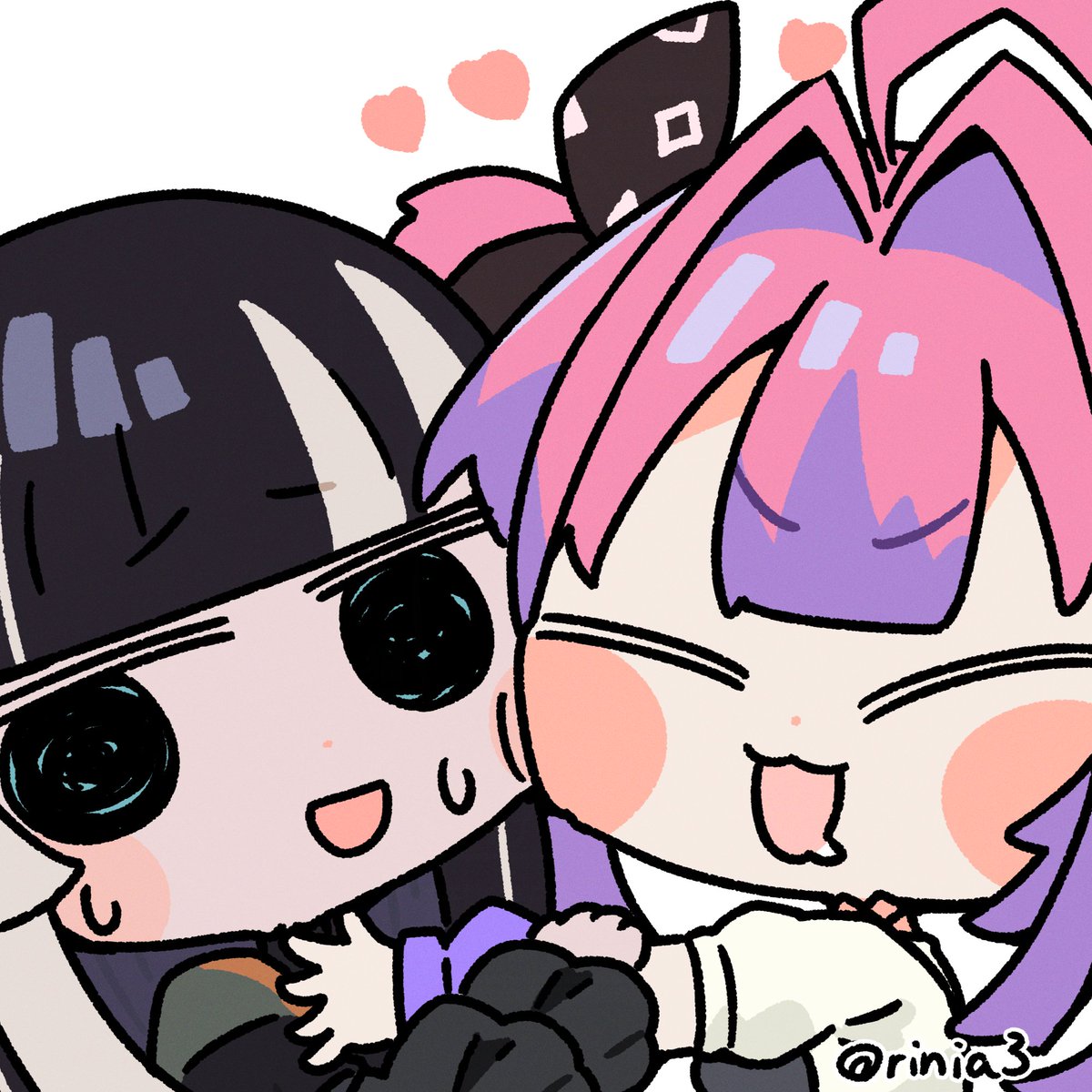 rinia3's tweet image. #らでん似絵 #ヴィヴィメイク