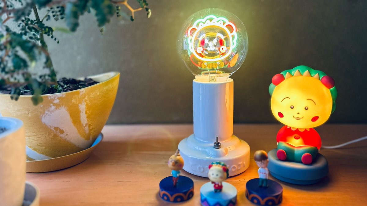studio CLIPのコジコジ電球ネオンライト届いた📦かわいいいいいいいい