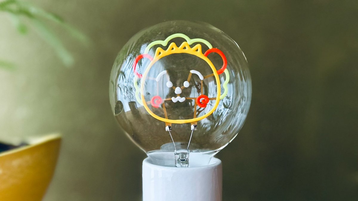 studio CLIPのコジコジ電球ネオンライト届いた📦かわいいいいいいいい