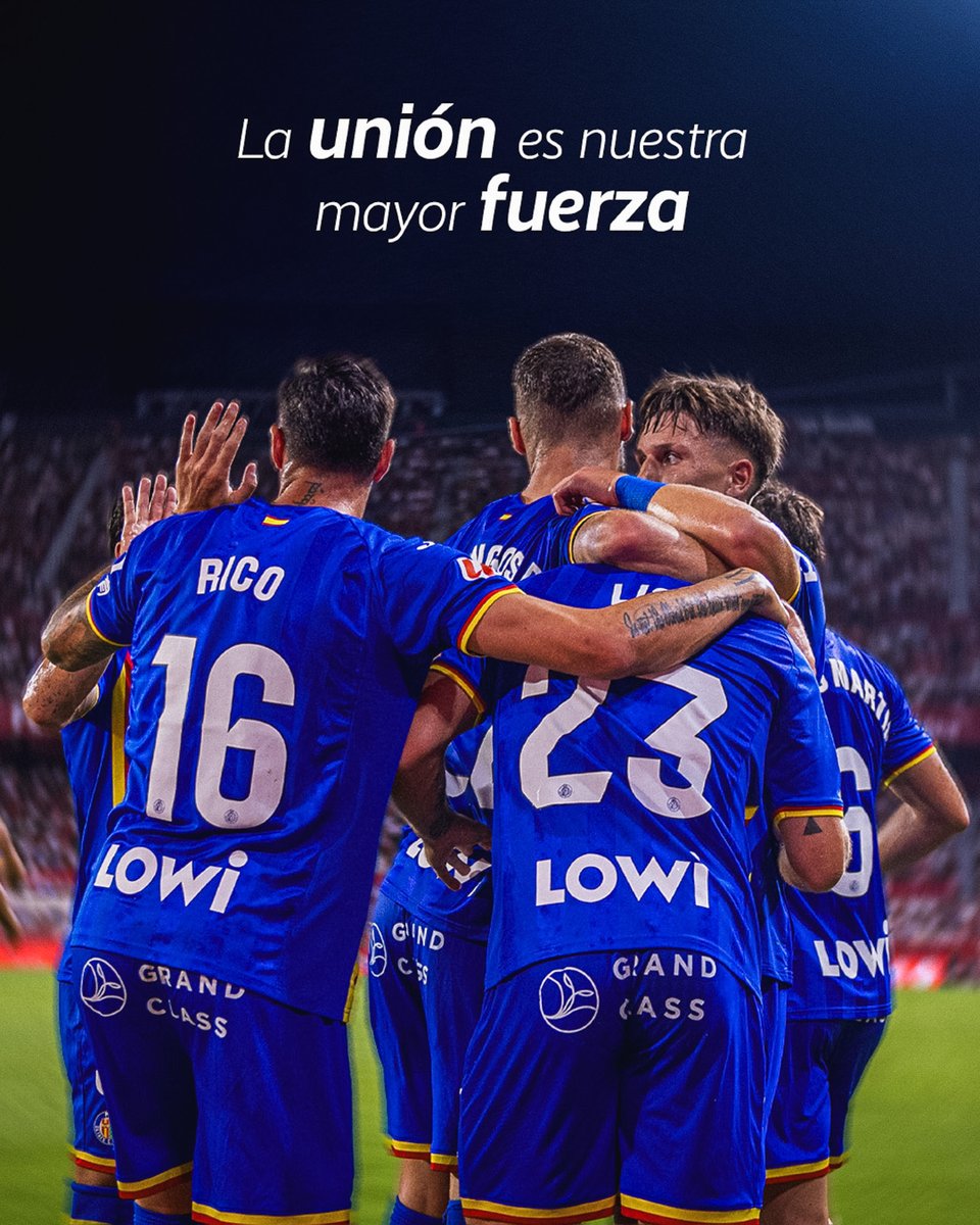 GetafeCF's tweet image. 💙 Más que un 𝐞𝐪𝐮𝐢𝐩𝐨. Una 𝐟𝐚𝐦𝐢𝐥𝐢𝐚. 𝐆𝐞𝐭𝐚𝐟𝐞 𝐂.𝐅.

⚔️ Siempre juntos.