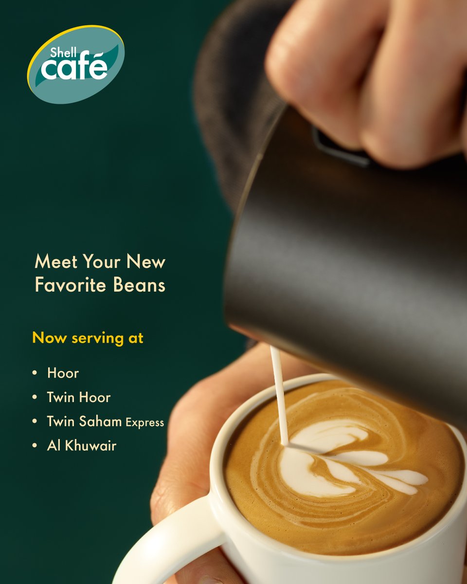 Oman_Shell's tweet photo. Good coffee travels well.

Our specialty drinks are now available at even more Shell Café locations, so your favorite cup is never far away.

#ShellCafe #CoffeeMoments https://t.co/ooWCMo9C3E