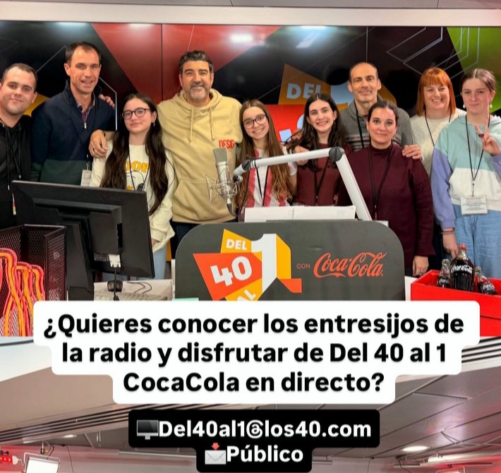 <a href="/Del40al1_es/">Del 40 al 1</a> Asistí como público para ver en directo en programa de <a href="/TonyAguilarOfi/">Tony Aguilar</a>