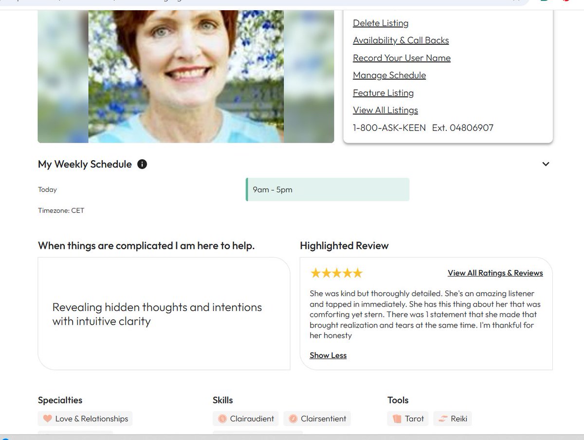AnandasWord's tweet photo. AnandasWord on Keen! ''She was kind but thoroughly detailed''
@AnandasWord #AnandasWord #TarotReading @KeenPsychic https://t.co/WN0kmPxxx8