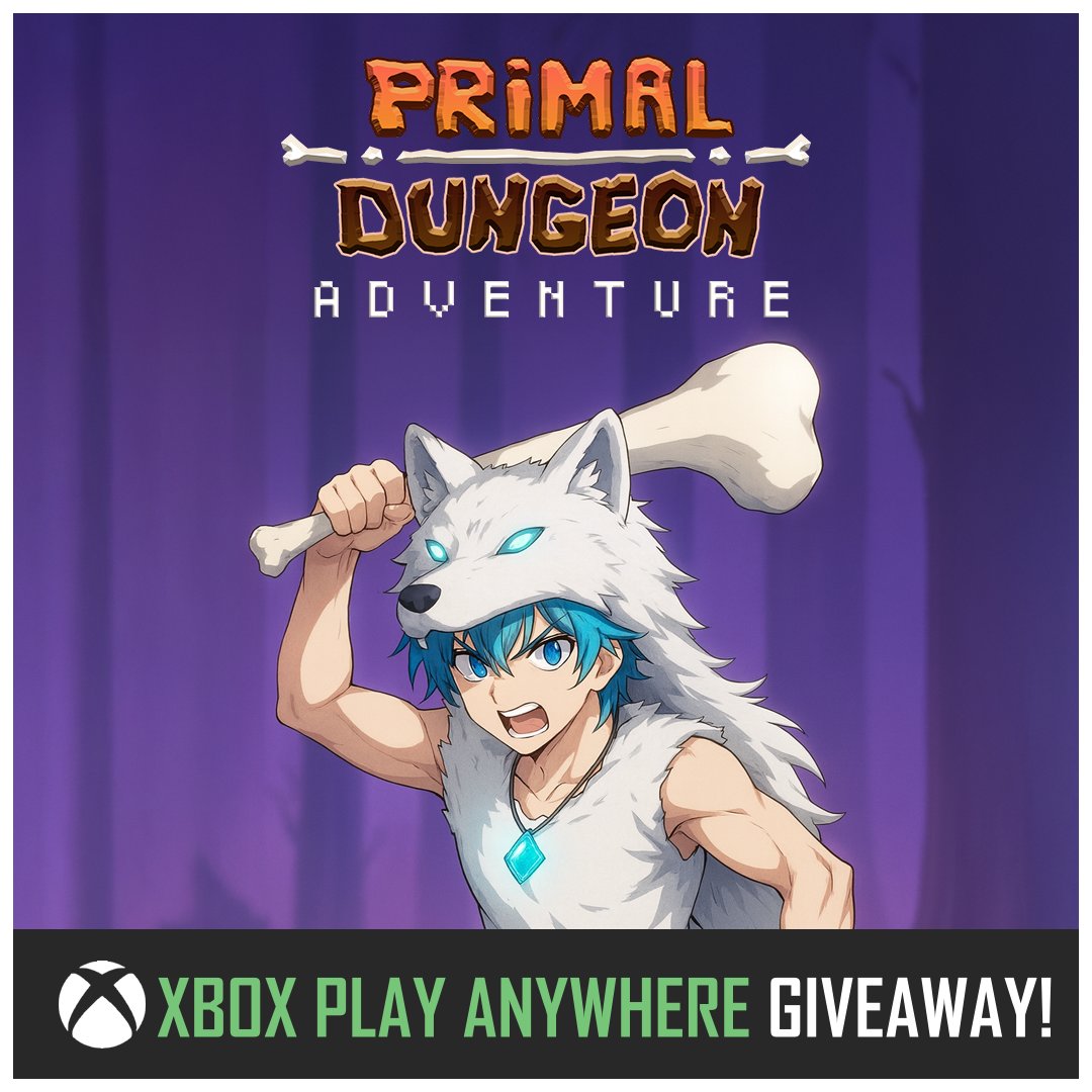 osvgames's tweet image. ❗GIVEAWAY❗

Primal Dungeon Adventure is NOW available on #Xbox Play Anywhere! We're giving away a copy!🎉 
🤔How to participate:   
✅Follow us, retweet and like this post.
🎊For every 25 retweets, another winner!    
Valid from 01/21/26 to 01/28/26.