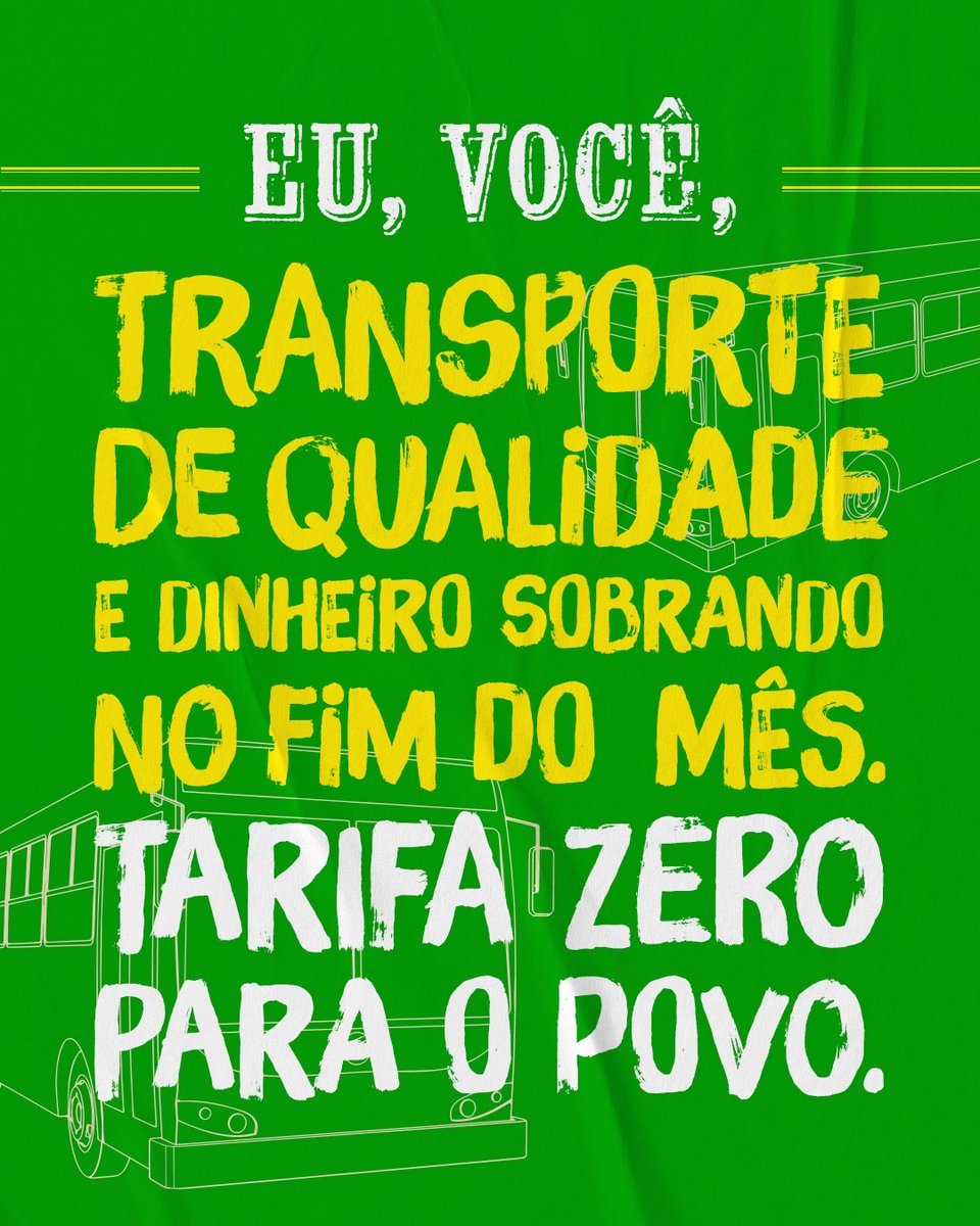 ptsaopaulosp's tweet image. Bom dia! ☀️
Transporte de qualidade e tarifa zero não são sonho — são direito.
Que hoje a gente siga lutando por uma cidade mais justa pra quem vive dela todos os dias.