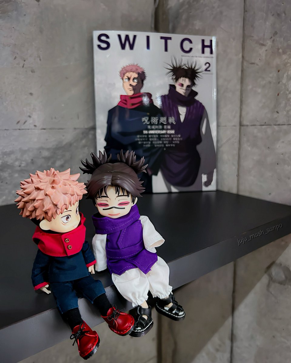 rirurun5276's tweet photo. 𝙎𝙒𝙄𝙏𝘾𝙃 𝟮月号
呪術廻戦 死滅回游 前編
𝟱𝙩𝙝 𝘼𝙉𝙉𝙄𝙑𝙀𝙍𝙎𝘼𝙍𝙔 𝙄𝙎𝙎𝙐𝙀
兄弟表紙の尊い1冊🥹
とっても豪華な40ページ!
ありがとうございます🥹ᩚ🙏
#SWITCHmagazine #死滅回游 https://t.co/1oQK1quwHL