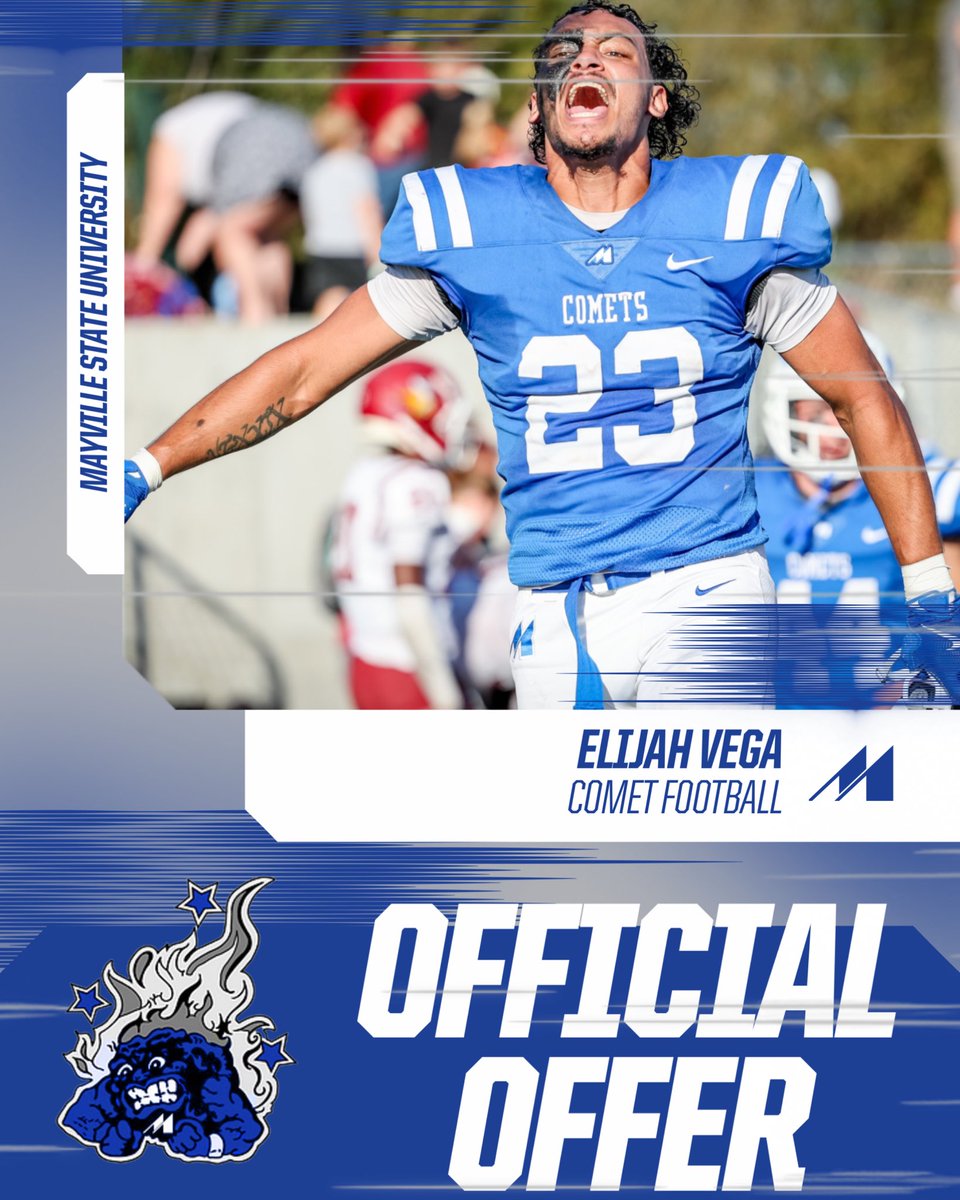 elijah___v's tweet photo. Extremely blessed to receive my 3rd offer from Mayville State University!!💙🤍

@mayvillestate https://t.co/yLeE3c79VK