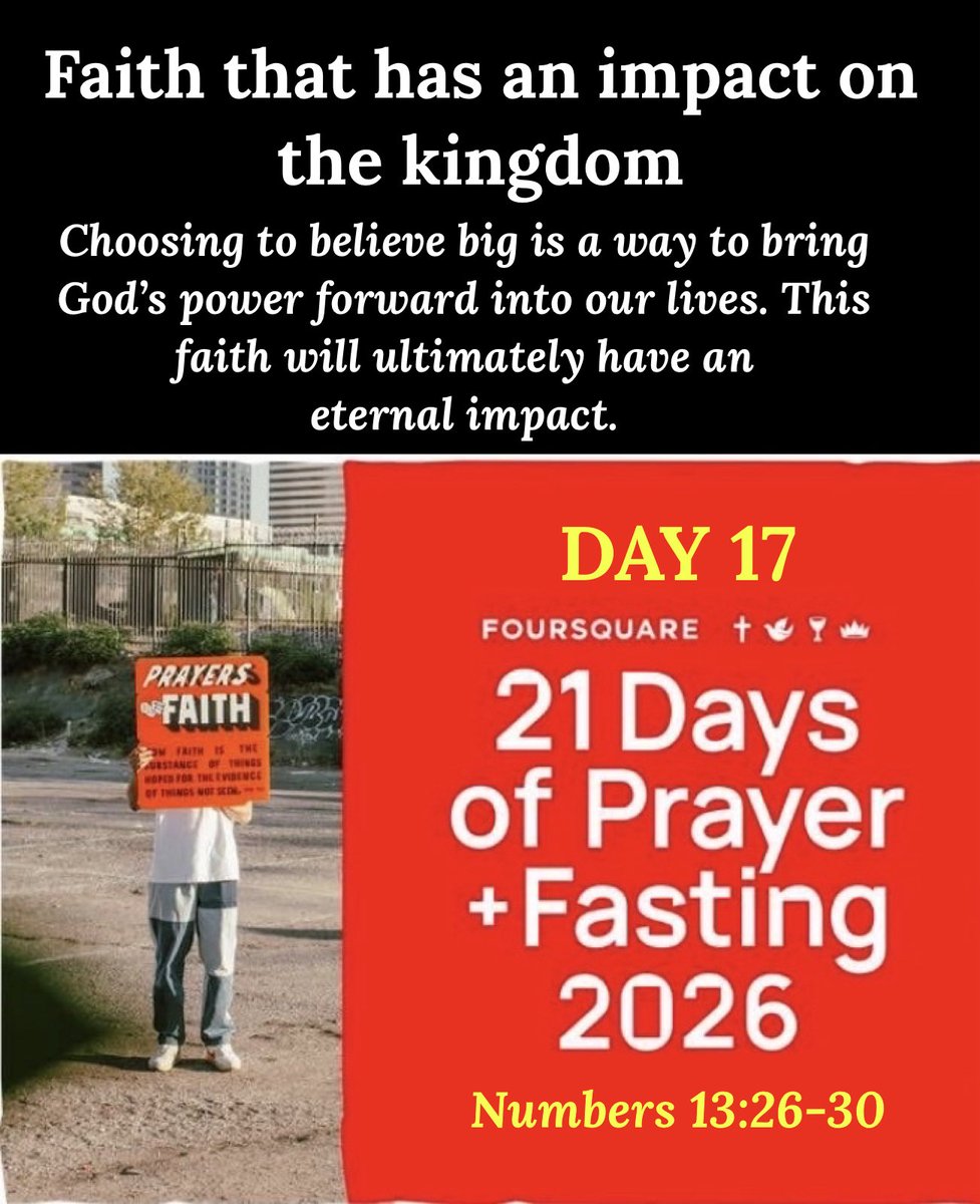 CornerstoneOK's tweet photo. How often are we like the Israelites? We easily forget the things that God has done in the past? Like Caleb, should confidently declare that God will do what He has promised. #PrayersOfFaith #kingdomliving #CornerstoneChurch #21daysofprayer https://t.co/3xUolXlVii