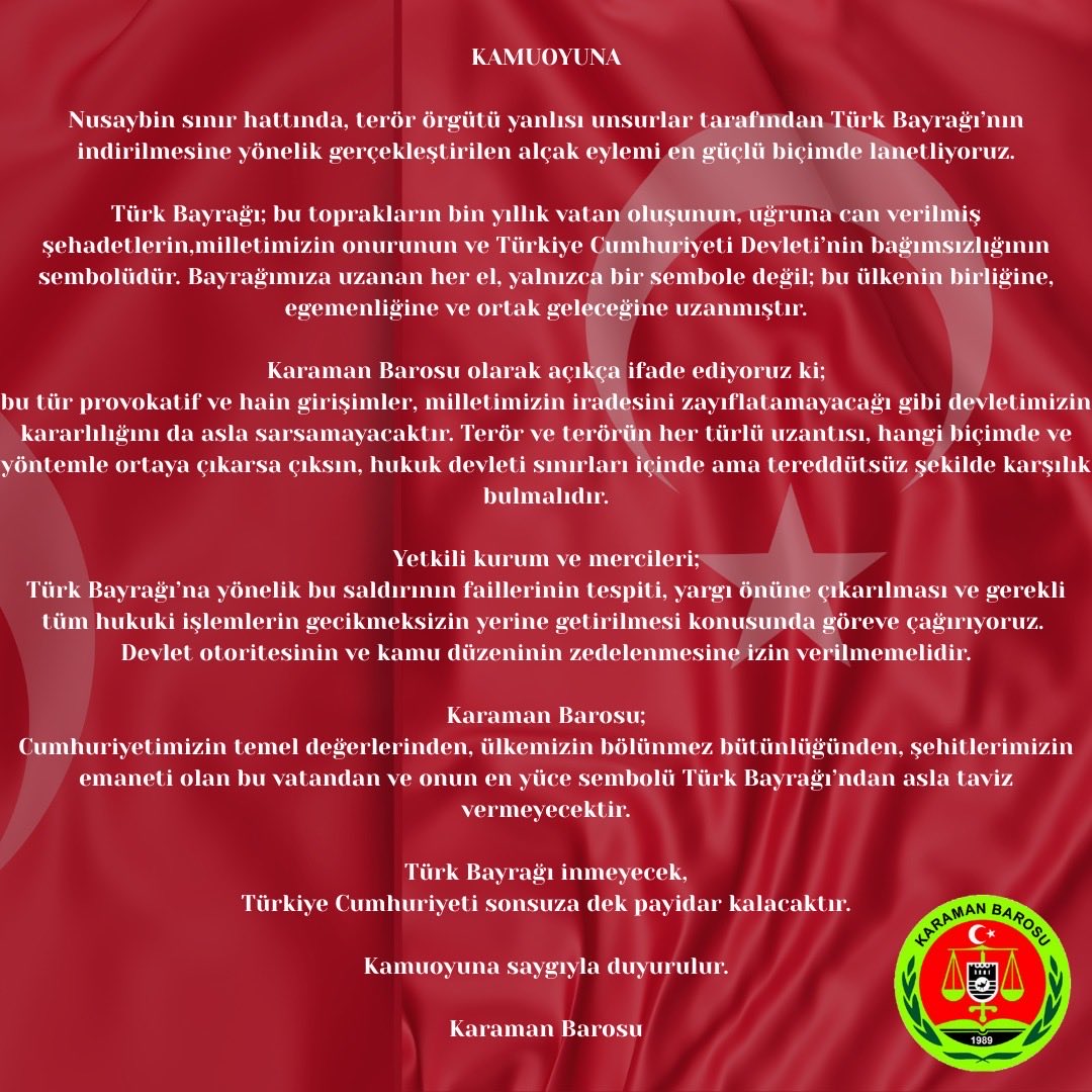 Karaman Barosu (@karamanbarosu) on Twitter photo 