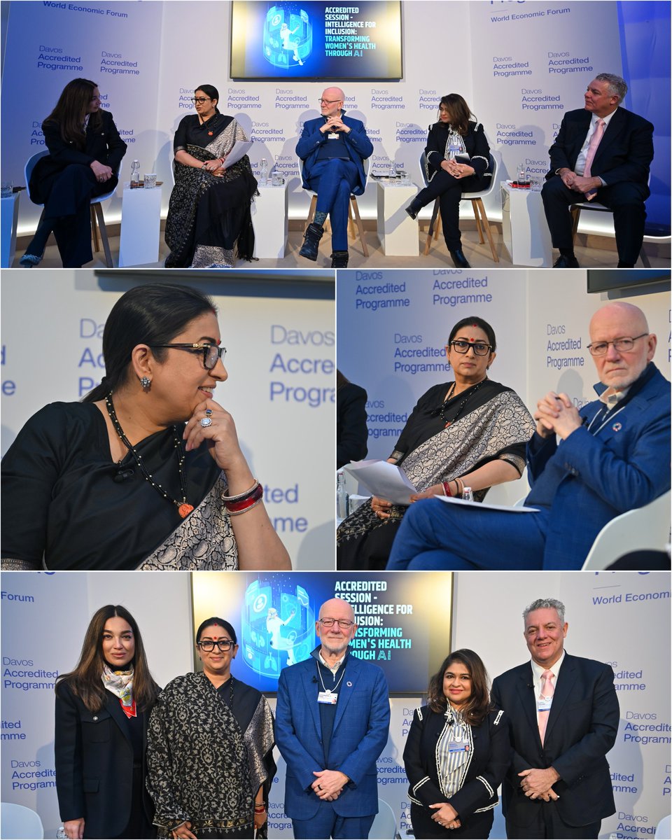 smritiirani's tweet image. Artificial intelligence is reshaping healthcare at scale. Yet nearly 70% of global health data underrepresents women.

At the Accredited Session on Intelligence for Inclusion: Transforming Women’s Health through AI, we discussed how inclusive AI can significantly improve women’s