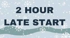 The Lemmon School District will be starting school 2 hours late today, Wednesday, Jan 21 due to low visibility and expected increased wind speeds.