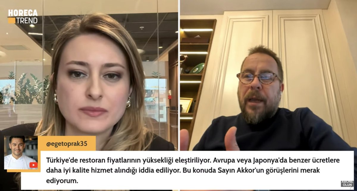 [CANLI YAYIN] "Restoran Sektöründe Birlik"

TURGİD Başkanı @YunusEmreAkkor, HORECA TREND Genel Yayın Yönetmeni @ElifAkinYuksel'in sorularını yanıtlıyor: youtube.com/watch?v=K71WEr…