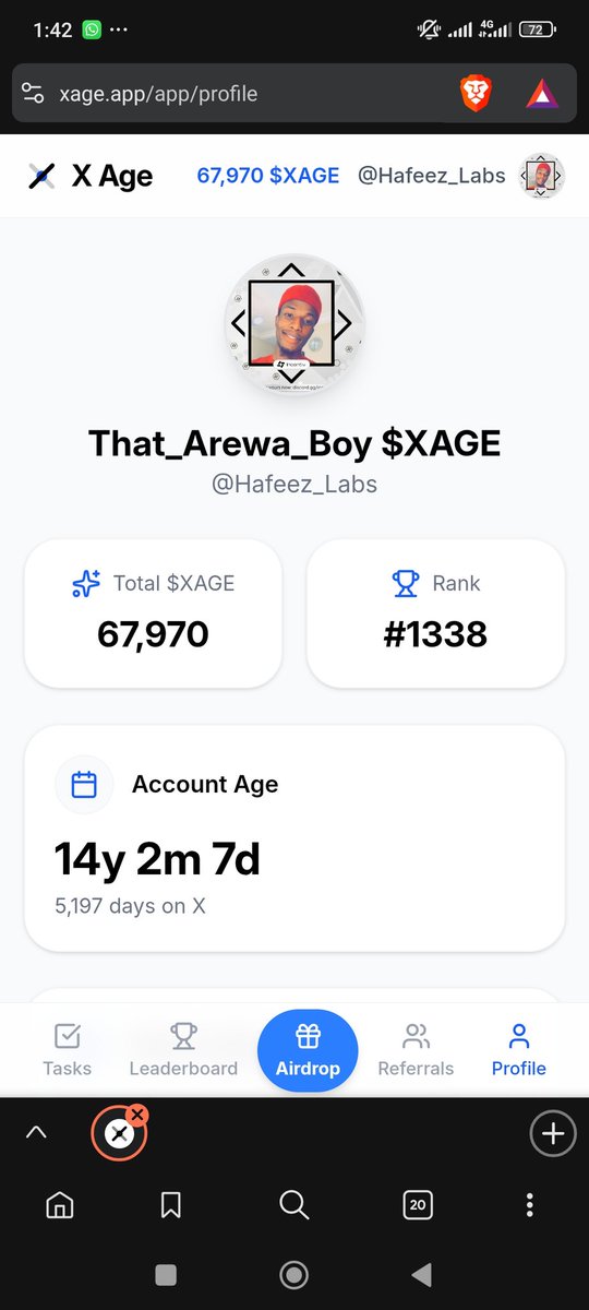 Hafeez_Labs's tweet photo. @xage_app Time flies 14yrs just like yesterday..
LFG!!! $XAGE https://t.co/nxAbNnFje2