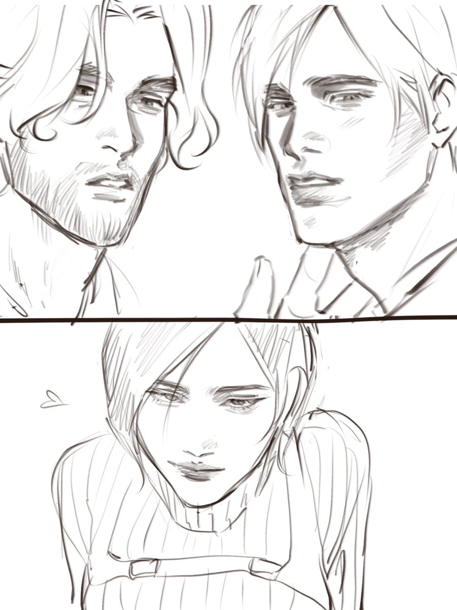 challengers sketch #AdaWong #LeonKennedy #LuisSerra #REBHFun