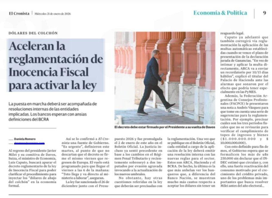🚨Multas ARCA🚨
Como veníamos diciendo nos van a embocar con los valores de las multas (<a href="/MinEconomia_Ar/">Ministerio de Economía</a> <a href="/LuisCaputoAR/">totocaputo</a>)
Solo habrá un poco  mas de plazo.

Tampoco les queda otra pq no pueden incumplir la ley

Emosidoengañados