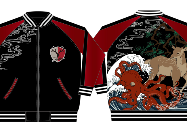 アントラーズの去年のスカジャンは13,200円で素材はポリエステルだっ