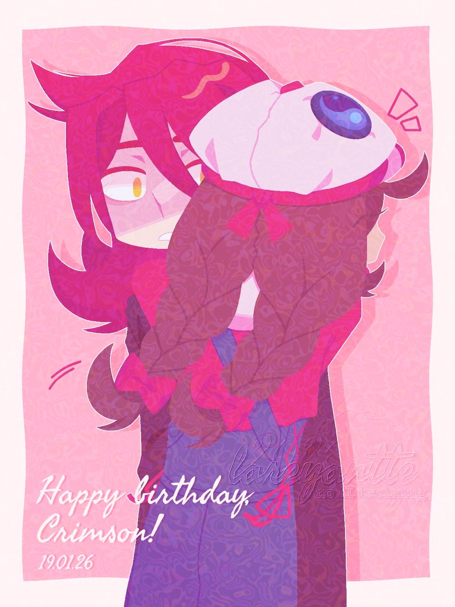 Happy belated birthday, Crimson!
#BlazingRetribution
