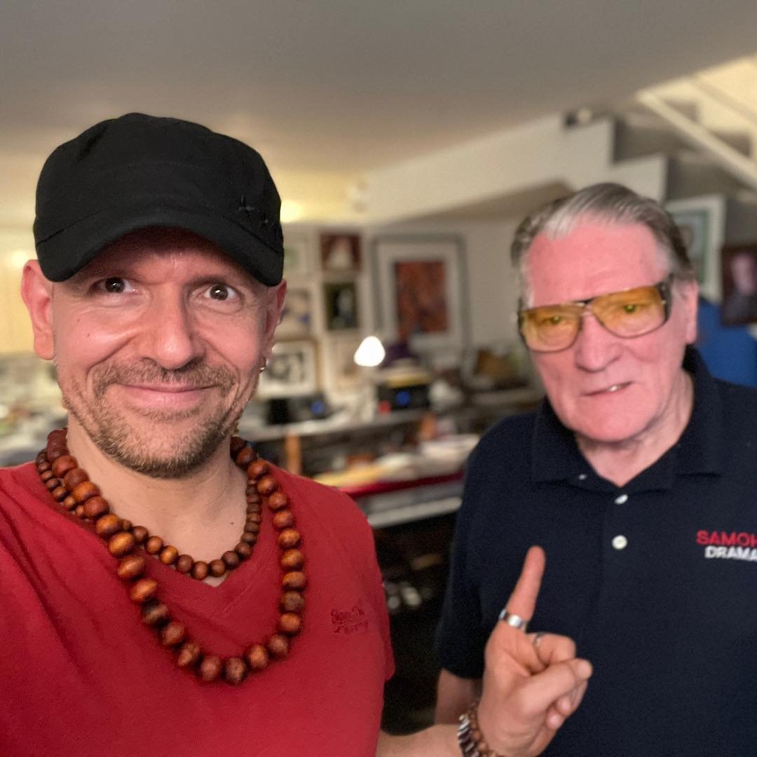 doctormix's tweet photo. Over on my Patreon - it's time for another 'Podcast Revival - The California Sunset Special'! Link: https://t.co/oXN3UYu7k3
And why the Californian theme? Because that's where I am right now - in sunny California! 🌞
Not only am I out here performing at The @NAMMShow  2026 - I am also the guest of British born, jazz fusion keyboard legend and pioneer @brianaugerb3 🎹🧨. In 2023 I filmed a fascinating interview with Brian - he is a funny, sweet & humble genius - who has worked with everyone - from Rod Stewart to Billy Cobham - watch that HERE!  
https://t.co/yJccWOANDN