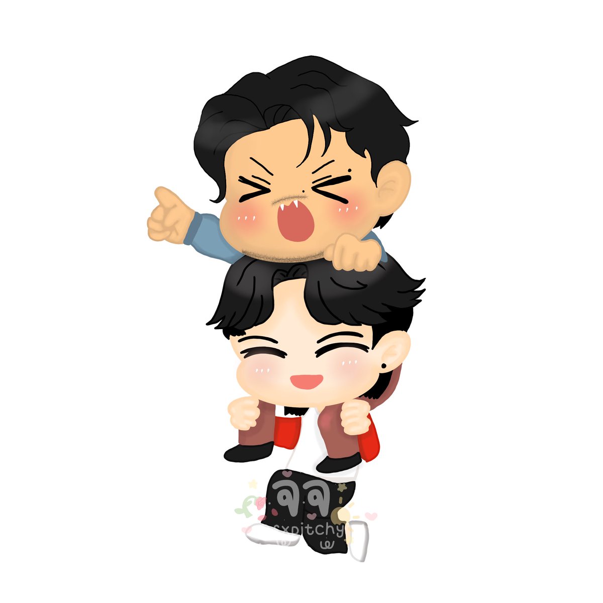 Completed !!! ดีแลนด์แบกแมว เอ้ย พี่ชอน
(ขอมอบตัว 80%ของงานนี้ทำในที่ทำงาน 🤣)

ส่งงานค่ะอาจารย์ <a href="/itsshawnck/">Shawn V.</a> <a href="/Delandd4/">Delandd</a> #ดีแลนด์ชอน