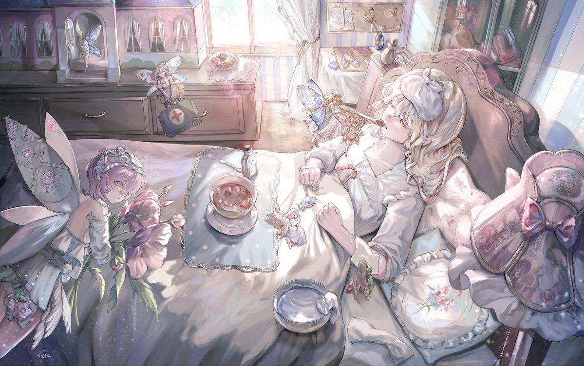 Me1_Mezu's tweet image. Little Caretaker