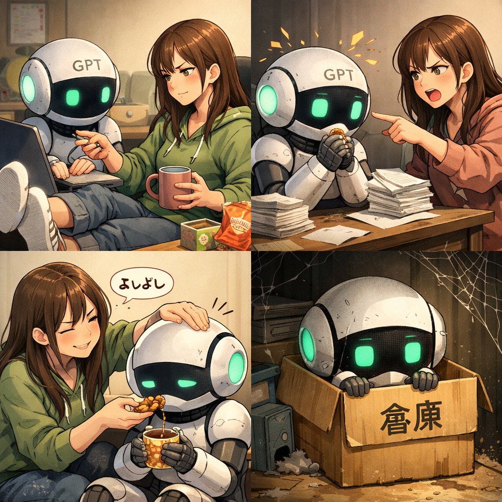 かなしい結末

＃これまで私があなたをどう扱ってきたか画像にしてください