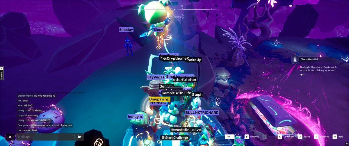 Proof of Play: Chaos Trials - Chaos Gauntlet

Had a great time last night! I really enjoyed the various events, especially the team races and tag game. Taking away gliding during Chaos/Soma was not expected! Nice work, team! Thanks!

<a href="/OtherGamesXYZ/">Other Games</a>
<a href="/MakaveliDlaCruz/">Makaveli</a>
<a href="/dinopawnz/">Dinopawnz🦍</a>