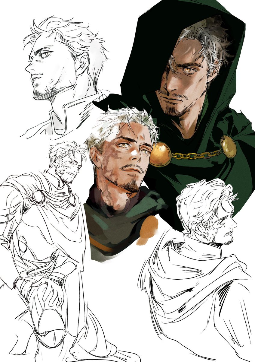 Updated Doom. Eyes are now gold — a deliberate choice to visually distinguish him from other green-accented characters (like Loki) and to fit the "God Emperor" regal, metallic palette.
(My note on constructive feedback vs. noise is in the first comment)