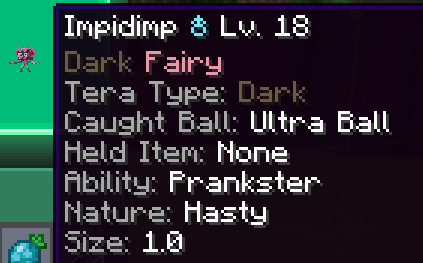 you can see the tera type of pokemon if you put them into the daycare and hover overthem for info