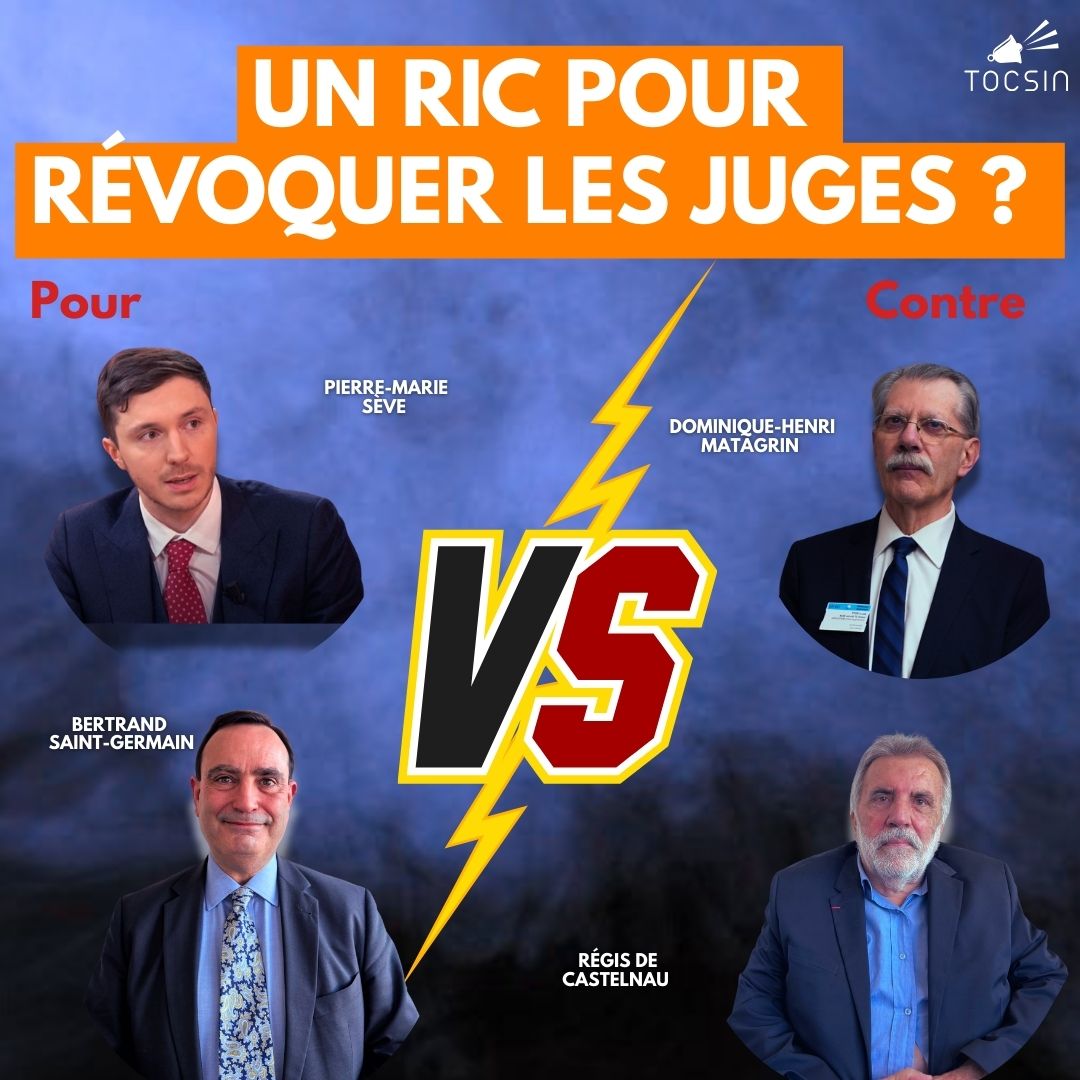 Tocsin_Media's tweet image. 🎙 Débat du jour sur TOCSIN : Un RIC pour révoquer les juges ?

🗳️Rendez-vous aujourd’hui à 18h pour un sujet brûlant : faut-il un Référendum d’Initiative Citoyenne (#RIC) pour révoquer les juges qui dérivent ? La justice politique est-elle devenue un rouleau compresseur contre