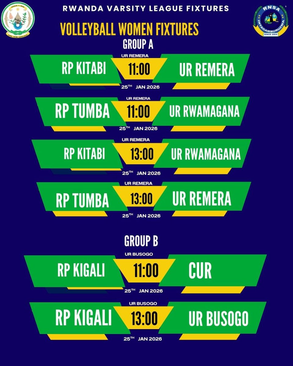 RWANDA VARSITY LEAGUE tweet media