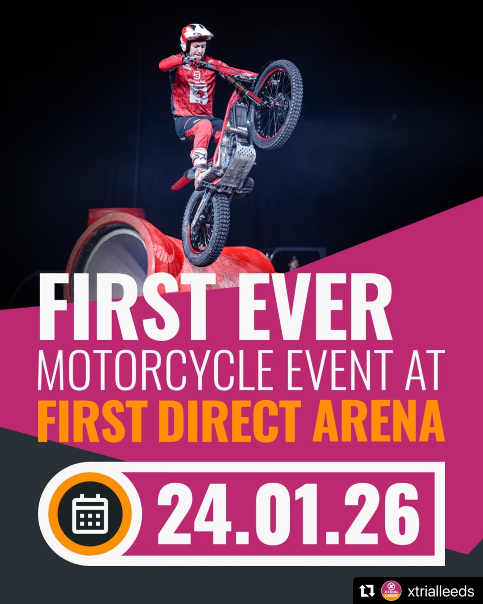 Making history happen by bringing X-Trial Leeds to <a href="/fdarena/">first direct bank arena</a> this Saturday - last few tickets up for grabs 🔥