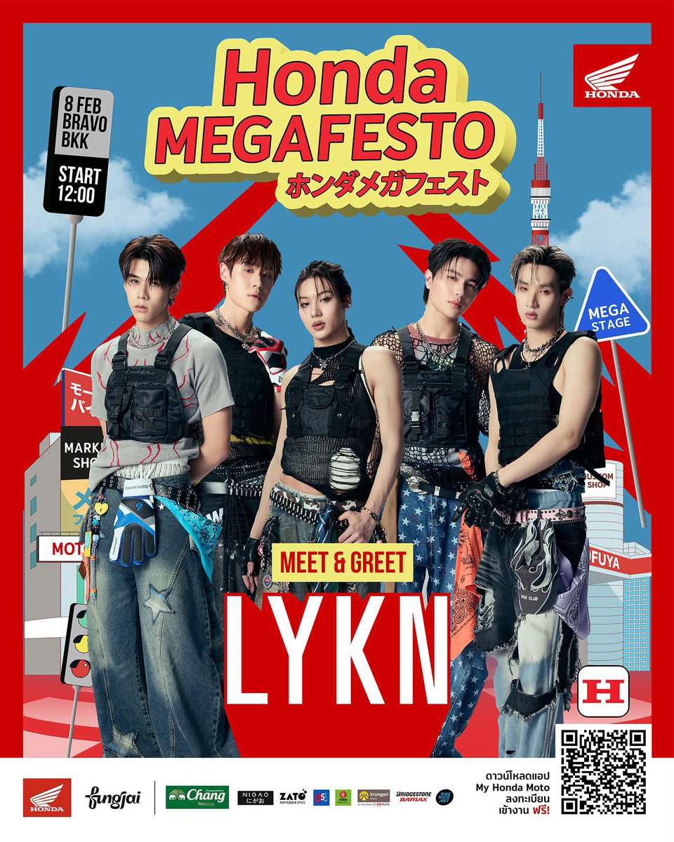 WilliamEstPT's tweet photo. 🔥 LYKN no Honda Megafesto 🔥- Meet &amp; Greet com LYKN

📅 8 de fevereiro de 2026

#HondaMegafesto #LYKN #MyHondaMoto https://t.co/o2UCqhtJkH