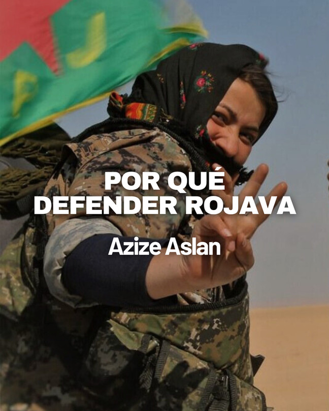 Llamamiento urgente de Azize Aslan en <a href="/zonaestrategia/">Zona de Estrategia</a> para defender Rojava en un mundo que ha vuelto a la normalidad en sus términos más brutales de aplastamiento de las poblaciones excedentes, de las vidas que no importan y cuya rebeldía molesta

zonaestrategia.net/por-que-defend…