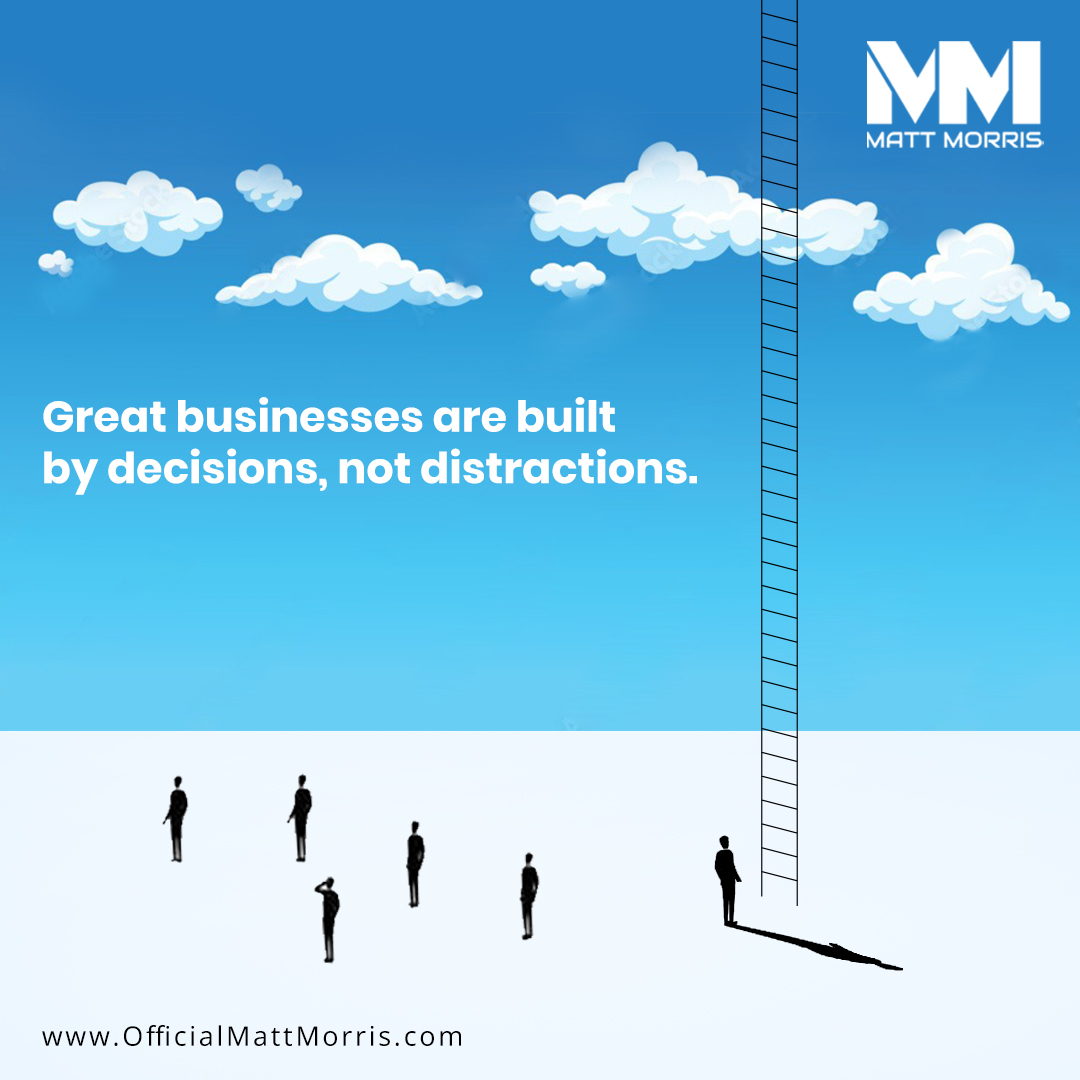 m_morris180's tweet photo. Every choice you make today shapes the company you lead tomorrow. Choose wisely.

#CEOThinking #BusinessGrowth #EntrepreneurMindset #StrategicThinking #LeadershipDevelopment #BusinessTips #OfficialMattMorris #MattMorris https://t.co/tuHGT8mgVf