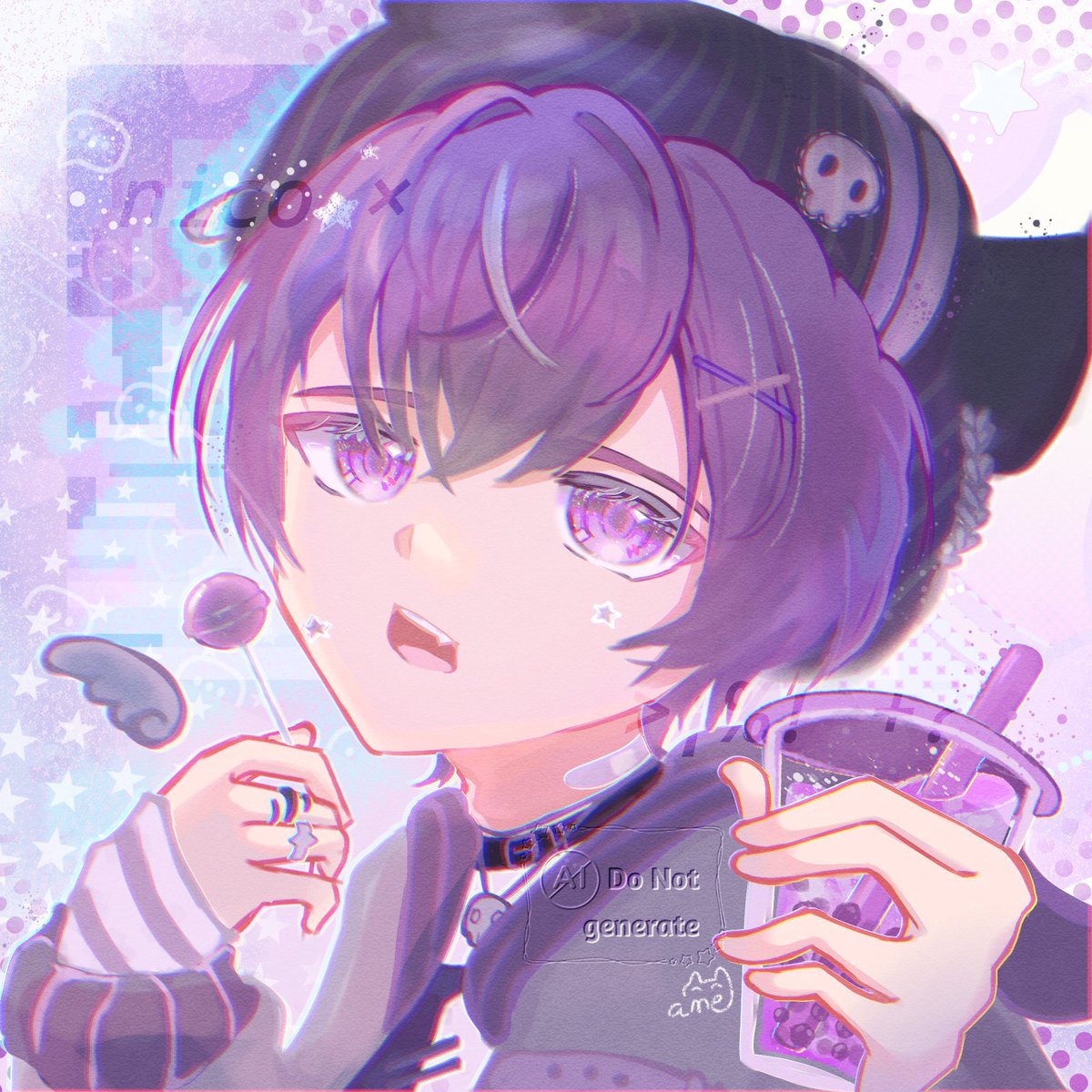 cm 💜  ୭˚.

still trying to get better at drawing male characters 
ᕙ( •̀ ᗜ •́ )👍 #rkgk #commission