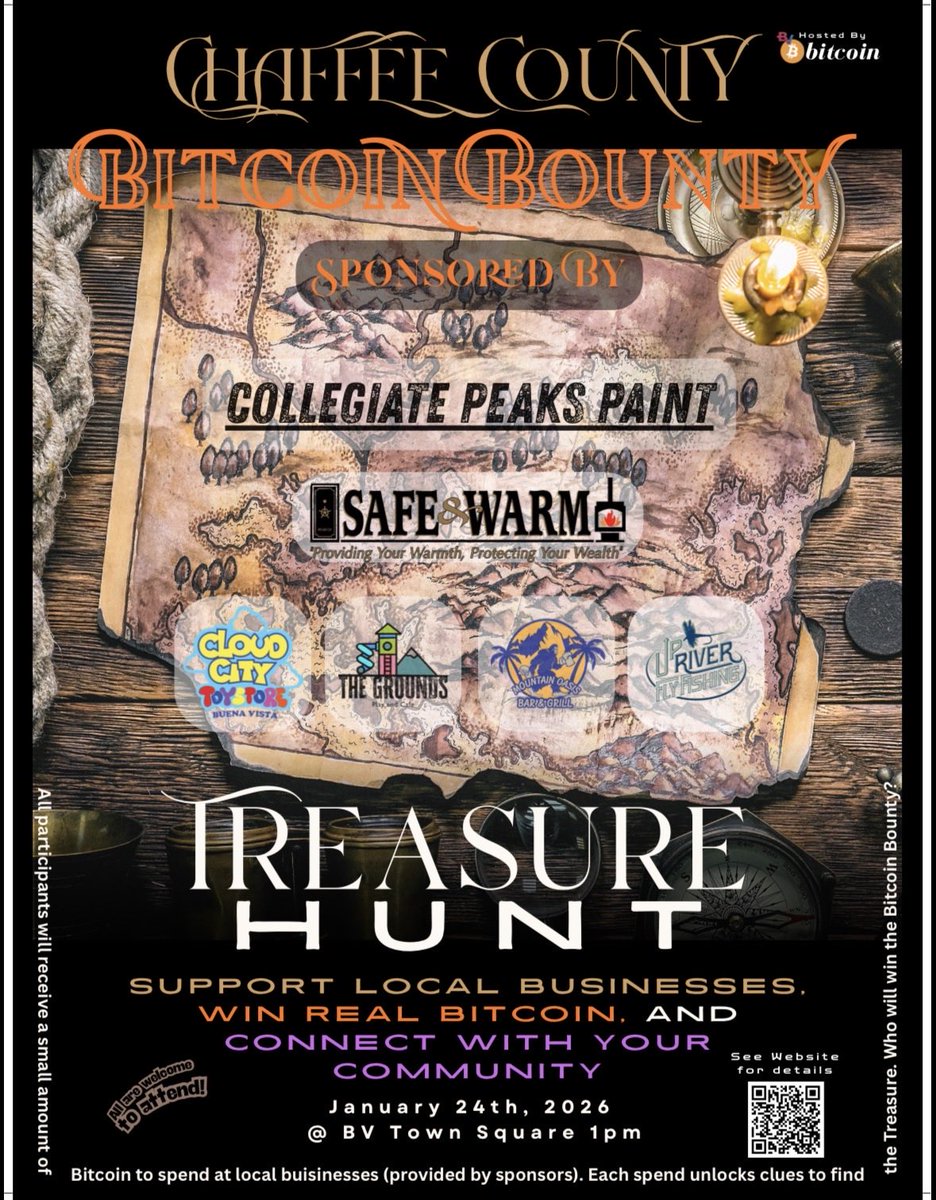 In Colorado, a local Bitcoiner has just organized a whole group of local  businesses to experiment with accepting Bitcoin payment and ... a whole  group of people to go on a treasure