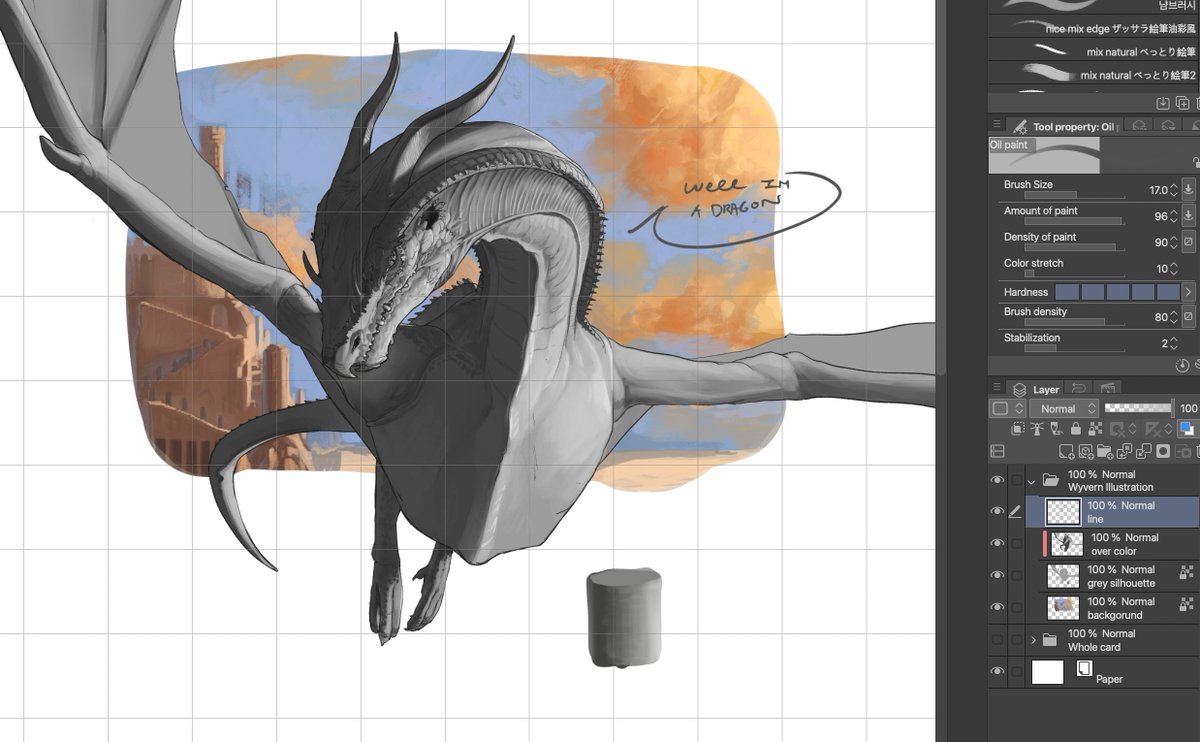 owwmyhands's tweet photo. WIP  

I have watched through all 8 seasons of House M.D. in the past three days. Feeling so healthy. 

 #digitalart #dragon #fantasyillustration #용가리 #그림 https://t.co/GOZvDReYu0