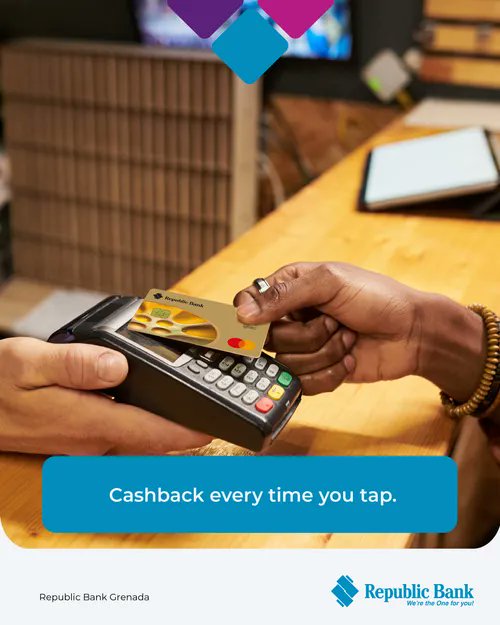 Earn up to 4% cash back on your purchases. Get 4% at petrol stations and supermarkets, 2% at pharmacies, and 1% on everything else with your Republic Bank Mastercard® Gold. The more you use your card, the more you earn.