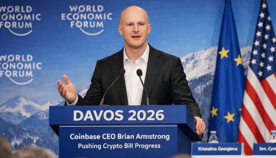 🚨 BREAKING:

COINBASE CEO BRIAN ARMSTRONG IN DAVOS 🇨🇭:

“BANKS USE CUSTOMER DEPOSITS WITHOUT CLEAR CONSENT.”

“THAT’S WHERE THE REAL FRAUD LIES.”
