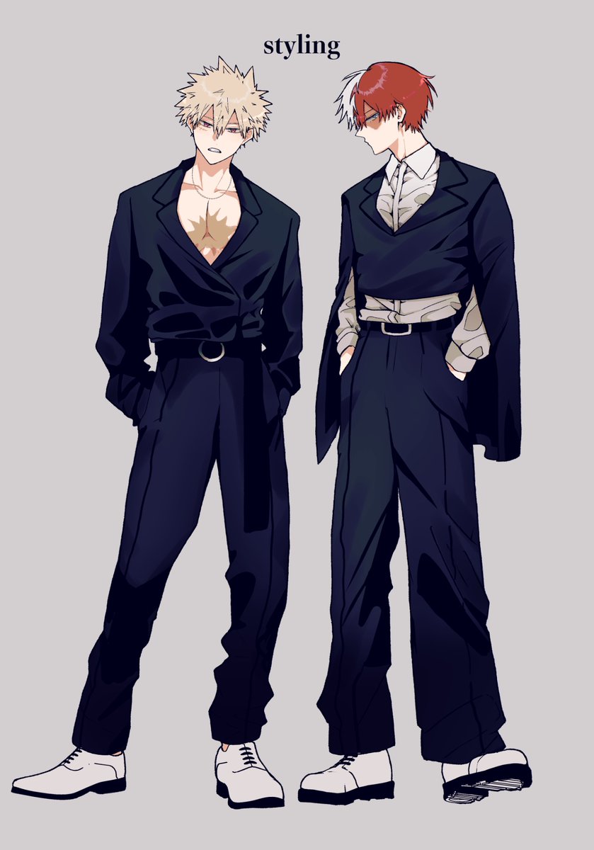 おなじイケメンでもセクシー担当と品格担当で真逆なのがいいよねというらくがき